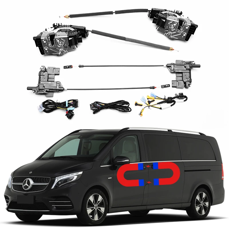 

Электрическая всасывающая дверь для Mercedes-Benz V260 W447 W448, сменные автоматические замки, автомобильные аксессуары, интеллектуальные инструменты для мягкого закрытия