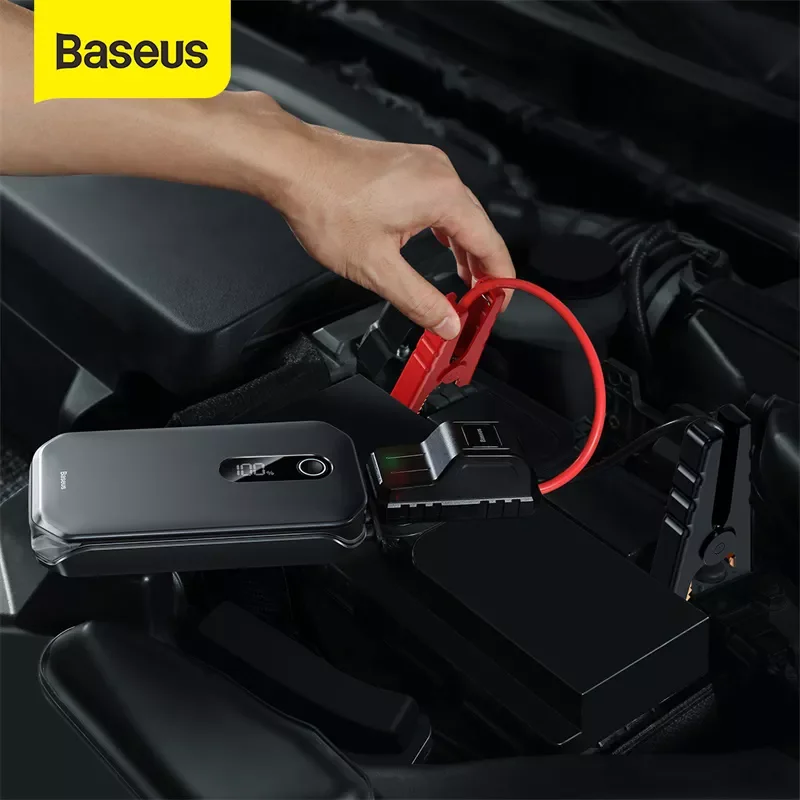 

Baseus 12000mah 1000A Portable Power Bank Car Jump Starter Emergency Starter 12V Auto Booster Starting Device Battery for car