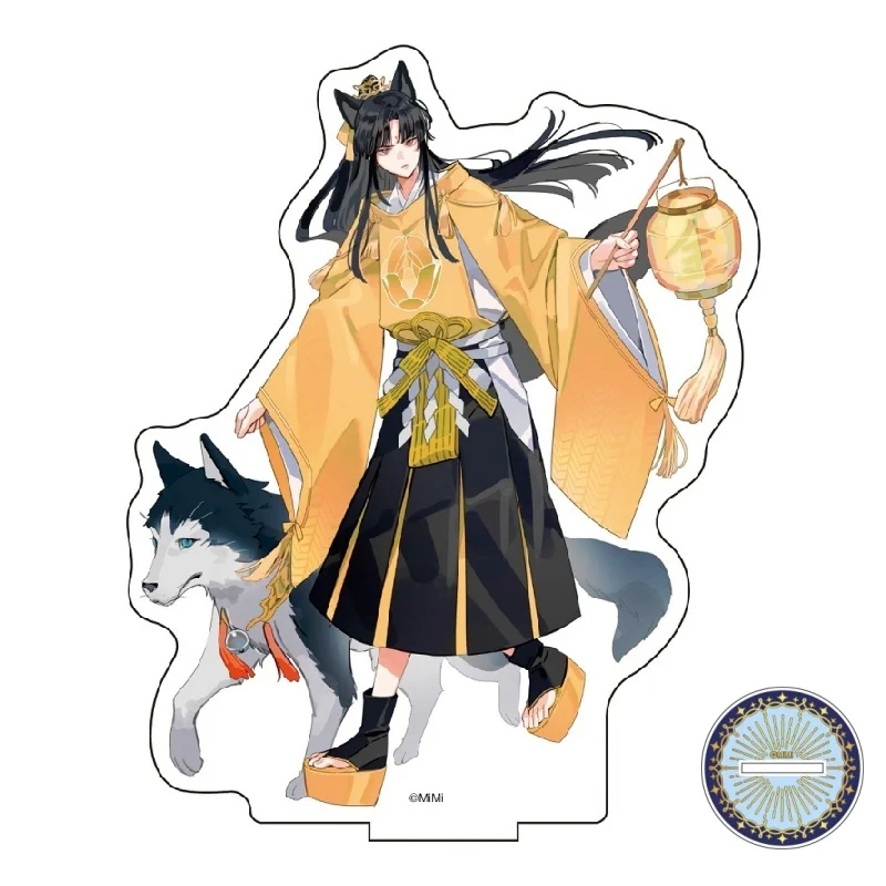 Фото ГОРЯЧАЯ аниме MO DAO ZU SHI акриловая подставка модель реквизит для косплея Wei Wuxian Lan Wangji 15 см орнамент игрушка для настольных подарков аксессуары №4