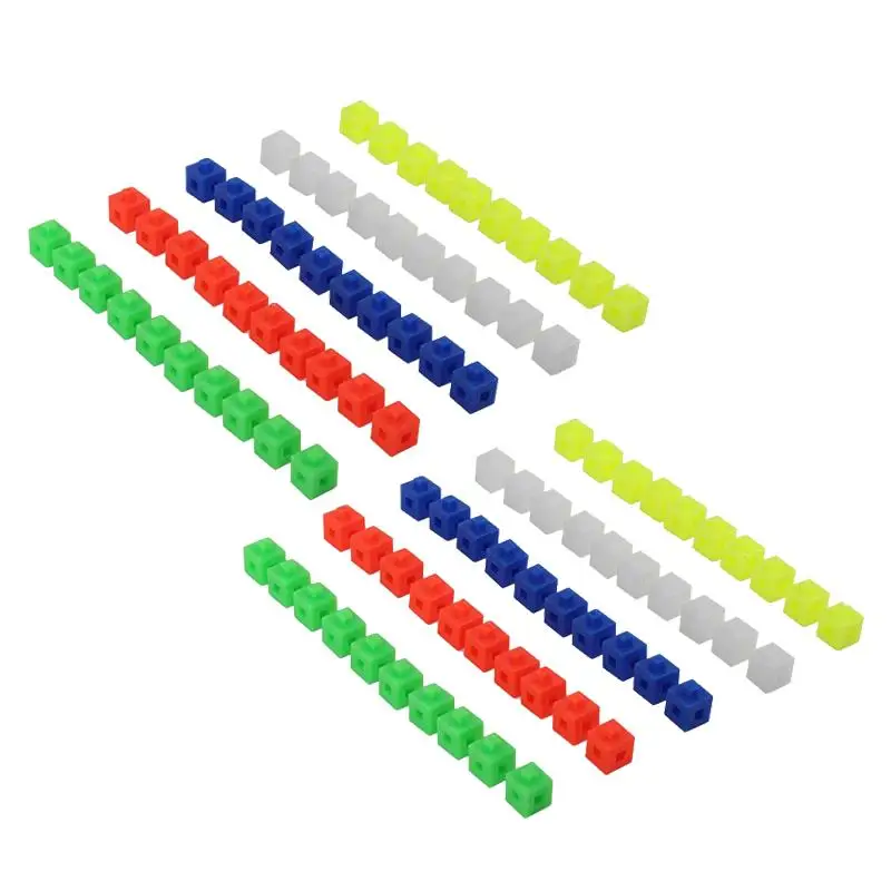 100 шт./компл. строительные блоки кубики штабелируемая игрушка для детей развитие