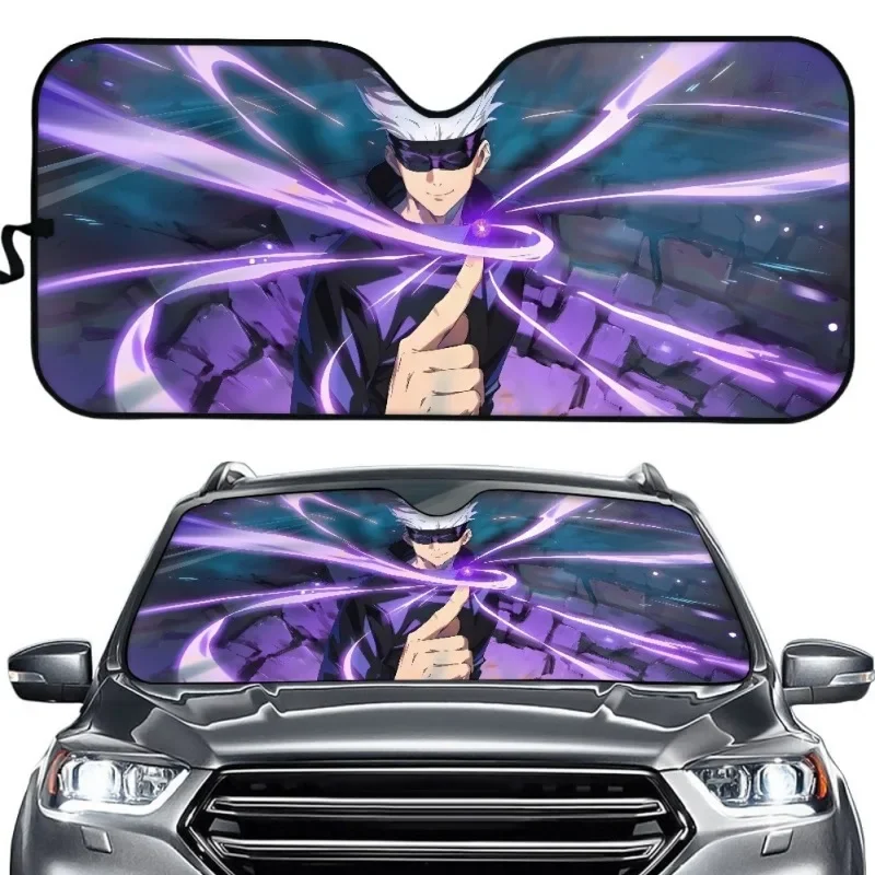 Jujutsu Kaisen Satoru солнцезащитные козырьки на лобовое стекло автомобиля аниме Itadori