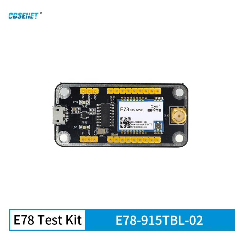 

Комплект тестовой платы CDSENET 915 МГц ASR6601 Lorawan SOC с антенной цвет 21 дБм 5,6 км маломощный USB в TTL
