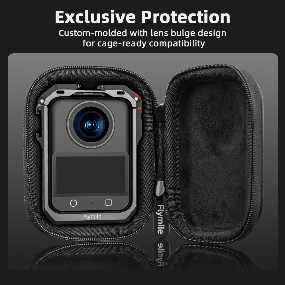 Фото Чехол Flymile Cage для DJI OSMO 360, сумка для хранения, аксессуары для камеры, портативная мини-коробка, твердый корпус, защита от царапин №2