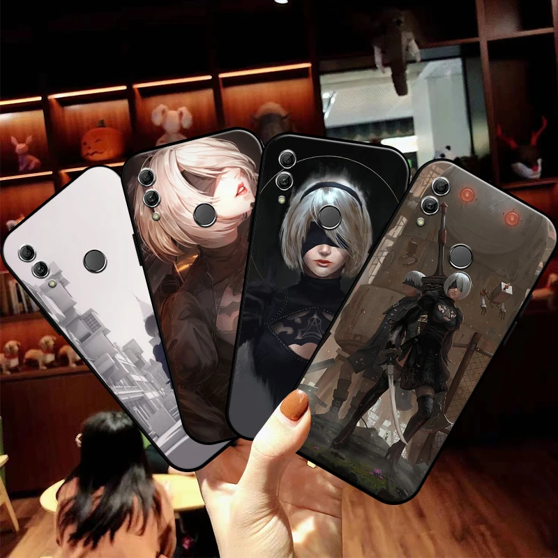 

NieR: Automata Phone Case For Huawei Honor 10 V10 10i 10 Lite 20 V20 20i 20 Lite 30S 30 Lite Pro Back Silicone Cover Black