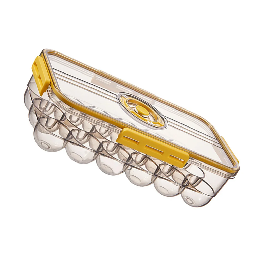 

Chronograph Egg Box Waterproof Containers Fresh-keeping Case Reusable Holder Storage Simple Tray The Pet Household
