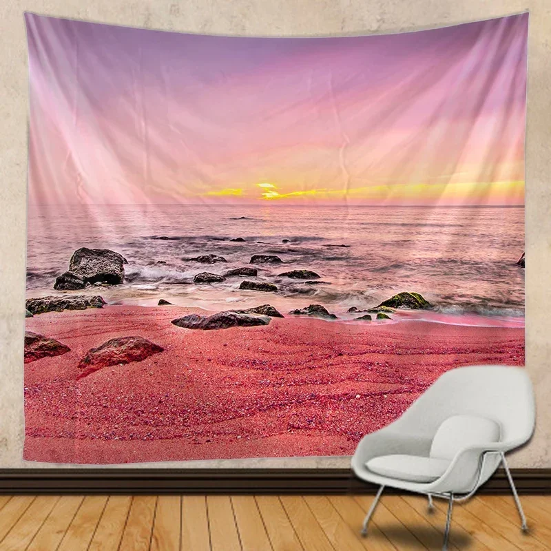 Психоделический пляжный коврик пляжное полотенце гобелен мандала настенный