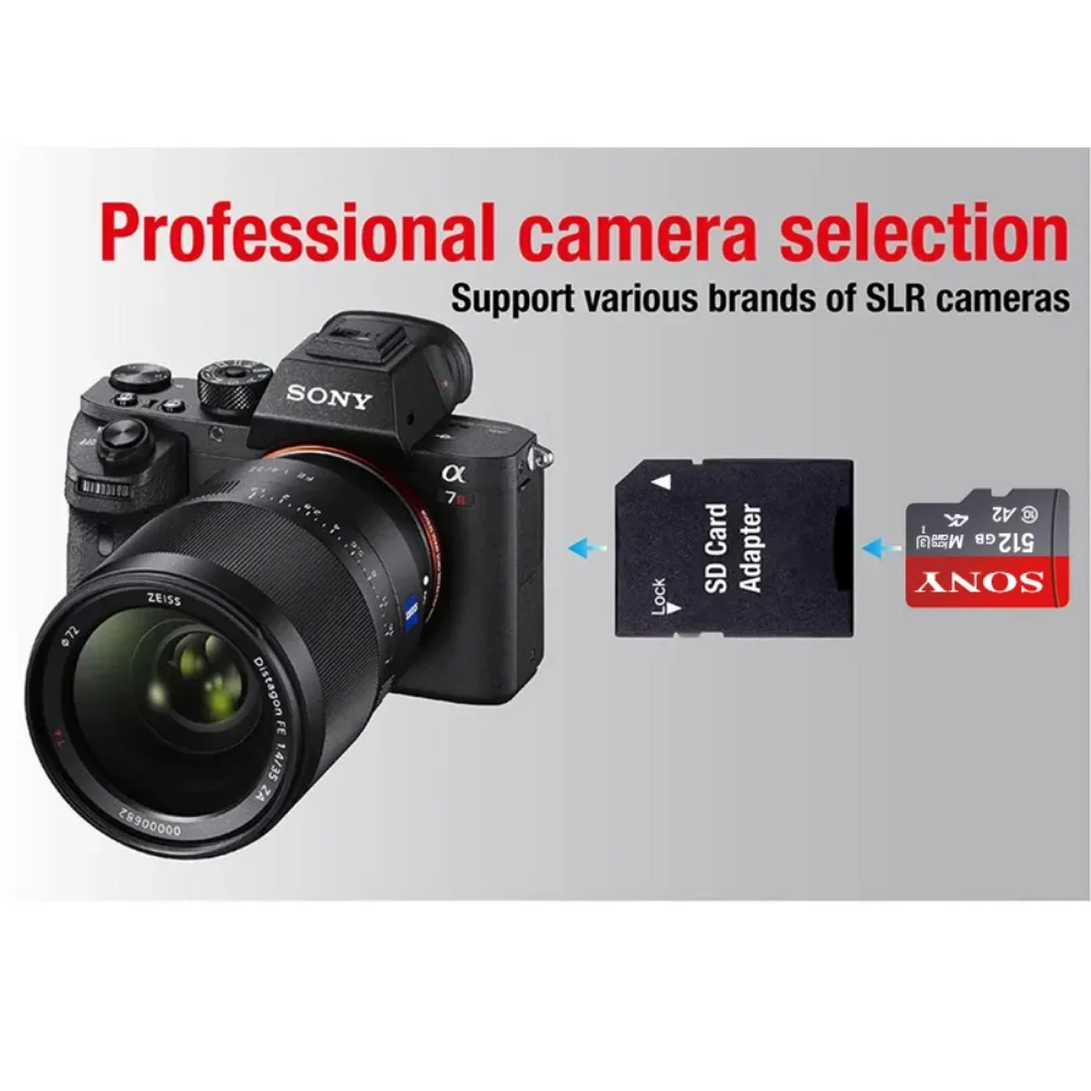 SONY Micro SD карта памяти U3 A2 Class 10