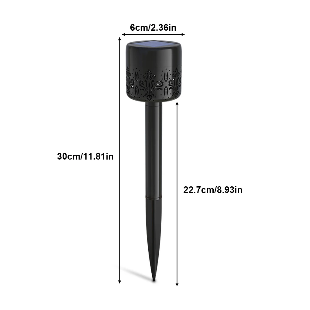 

2 Pieces Spike Lights Solar Power Decoration Garden Lamps IP65 Waterproof LED Outdoor Landscape Ground Lawn Lights