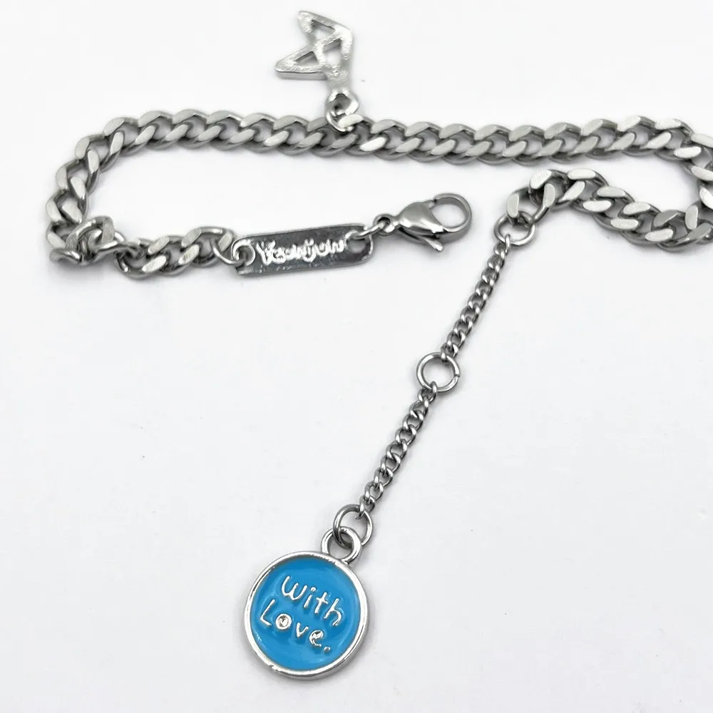 Браслет для косплея Kpop Choi Yeonjun сплав подвеска в виде сердца ювелирные изделия