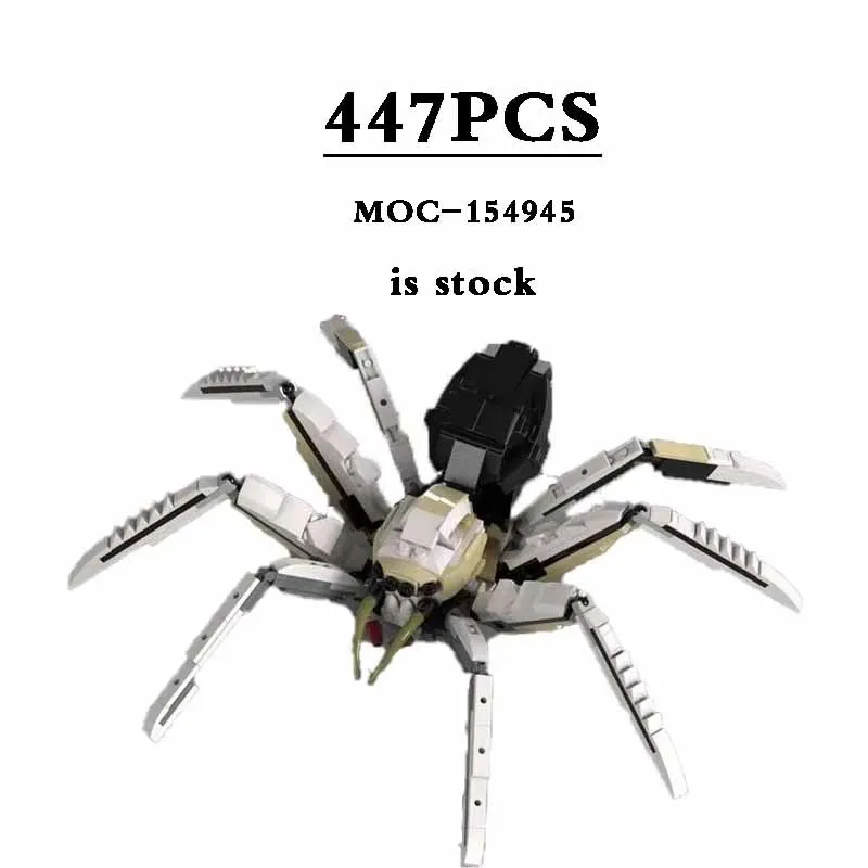 Абсолютно новая модель животного - 76989 Тарантул MOC-154945, конструктор из 447 деталей, подарок для самостоятельной сборки, рождественский подарок, забавная игрушка (art.: 3920dca718cb5) - 3920dca718cb5