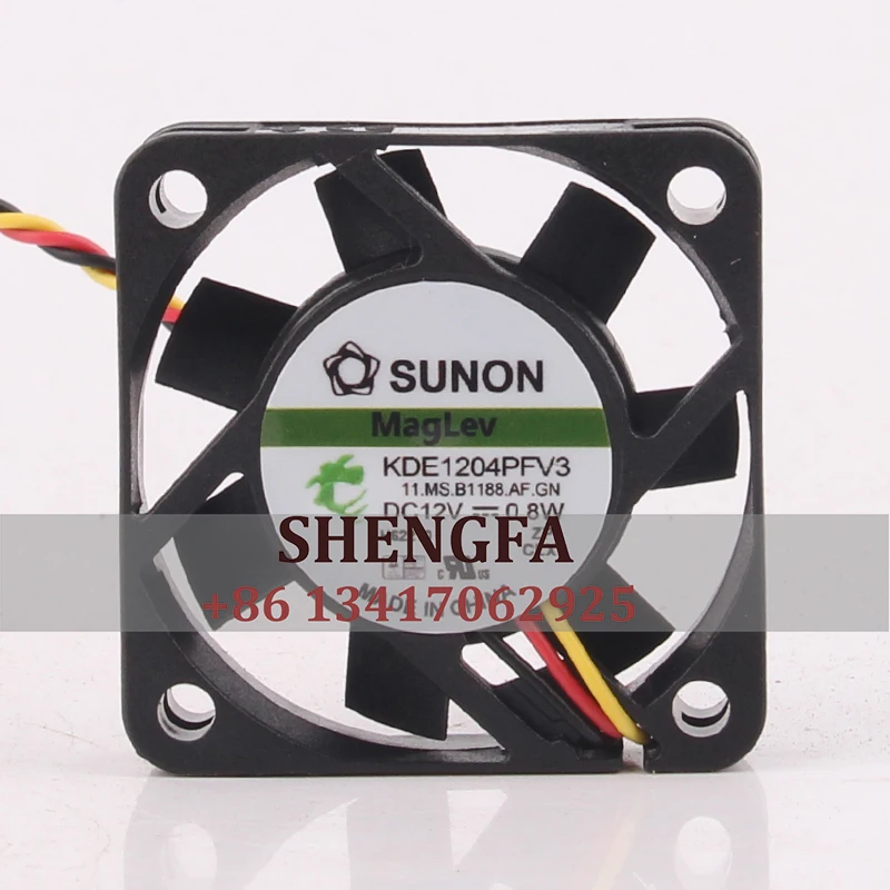 

SUNON KDE1204PFV3 чехол Coolingfan 12 В постоянного тока 0,8 Вт EC AC 40x40x10 мм 4010 4 см, бесшумное рассеивание мощности Φ Axial