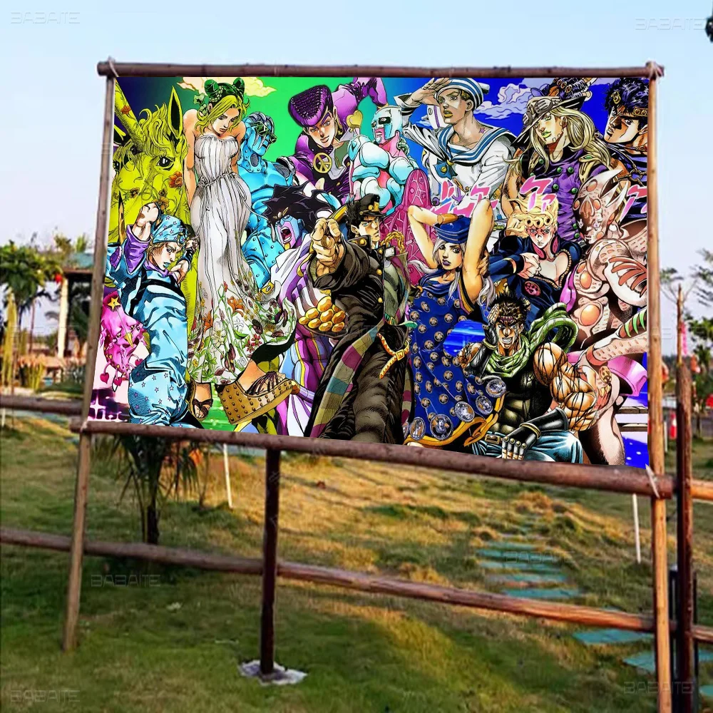 Ковер JoJo S Bizarre Adventure Аниме Таблица Флаг Для Гостиной Домашний Декор Общежития