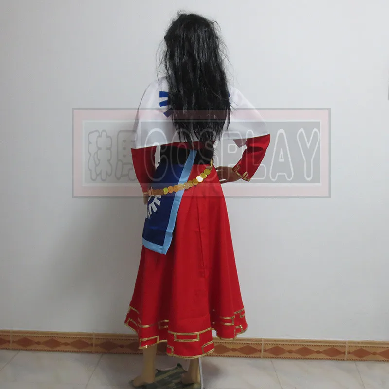 Костюм принцессы Zelda для косплея униформа рождественской вечеринки на Хэллоуин