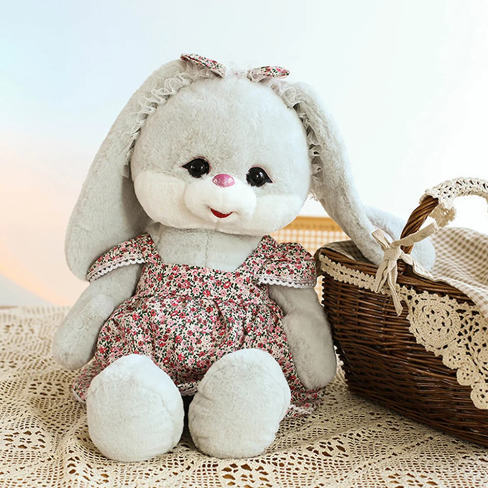 

Plush Rabbit Toy with Q Version Cuddly Animal Toys Sleeping Pillow Toy for Girls Stuffed Animal Toy for Home Decor YH-17