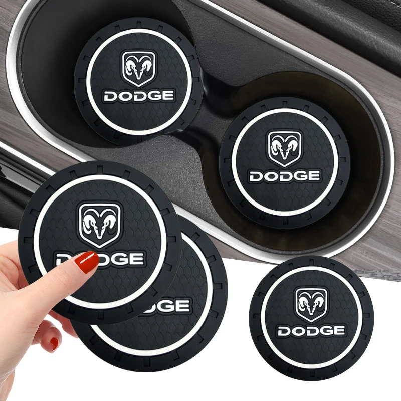 Автомобиль Подставка для бутылки с водой, коврик, противоскользящая подставка для Dodge Journey Caliber Challenger Charger Nitro Ram 1500 Дротика Durango