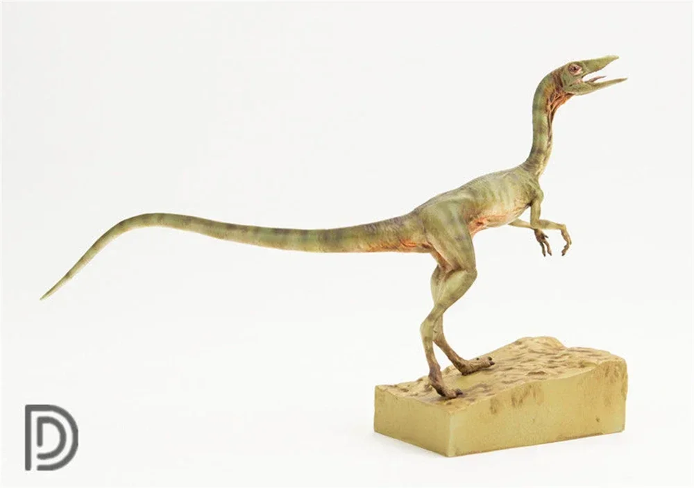 Фото DINO DREAM 1:5 Женский Compsognathus Coelophysidae Коллекция моделей динозавров Животное Взрослый подарок Украшение сцены №2