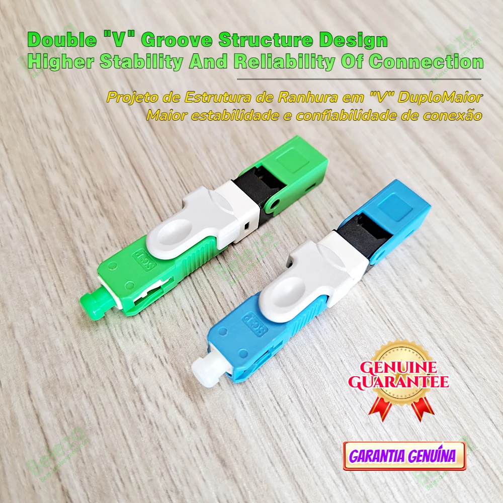 10/20pcs Authentic genuine ESC250D SC/APC SC/UPC Embedded Fast Connector SM mode Field Assembly Quick Connector Coupler