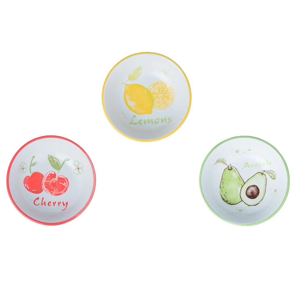

3Pcs Dipping Bowl Spice Dishes for Cooking Seasoning Dish Serving Bowls Prep Bowl Set Round Dessert