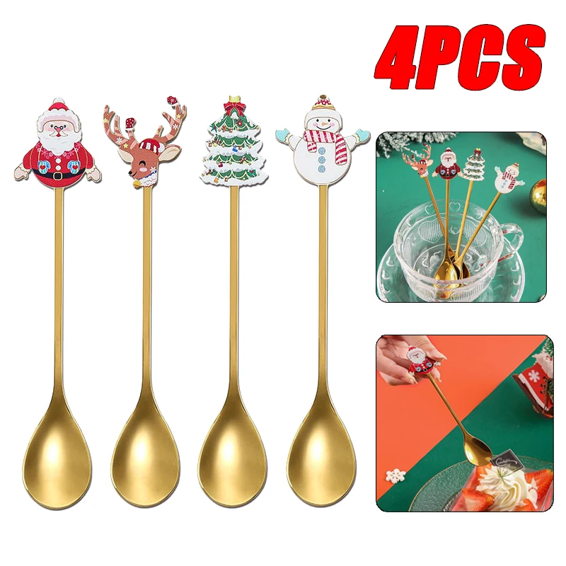 4 шт. столовые приборы из нержавеющей стали