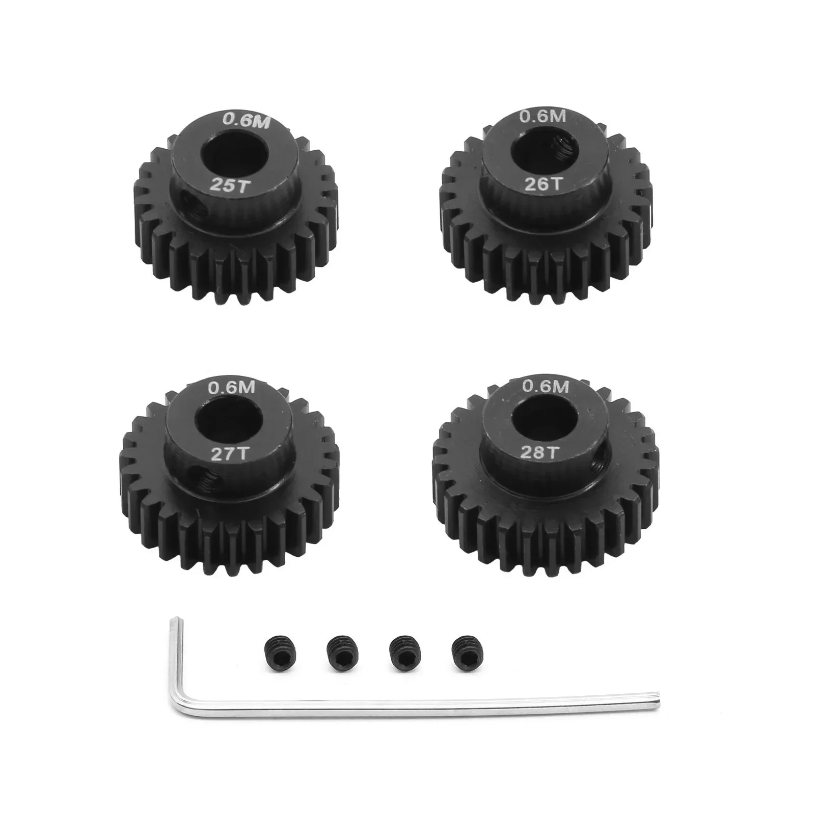 Комплект шестерней двигателя редуктора для HSP 0 6 RC автомобиля 4 шт. 1/10 м 5 мм 17T 18T 20T