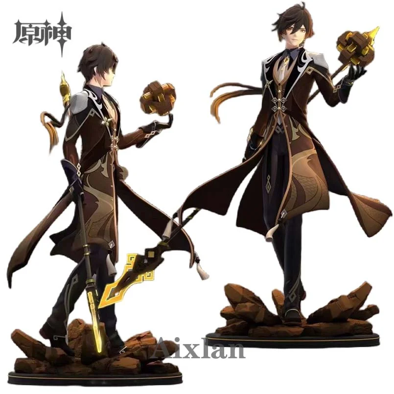 Zhongli Pvc Action Figure  Klee Hu Tao/paimon Figurine Collection Model Doll Toy Gift