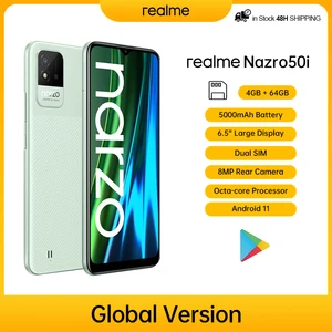 realme Narzo 50i Global Version Smartphone 6.5 inch Large Display Screen 4G/64GB 5000mAh Massive Bat in USA (United States)