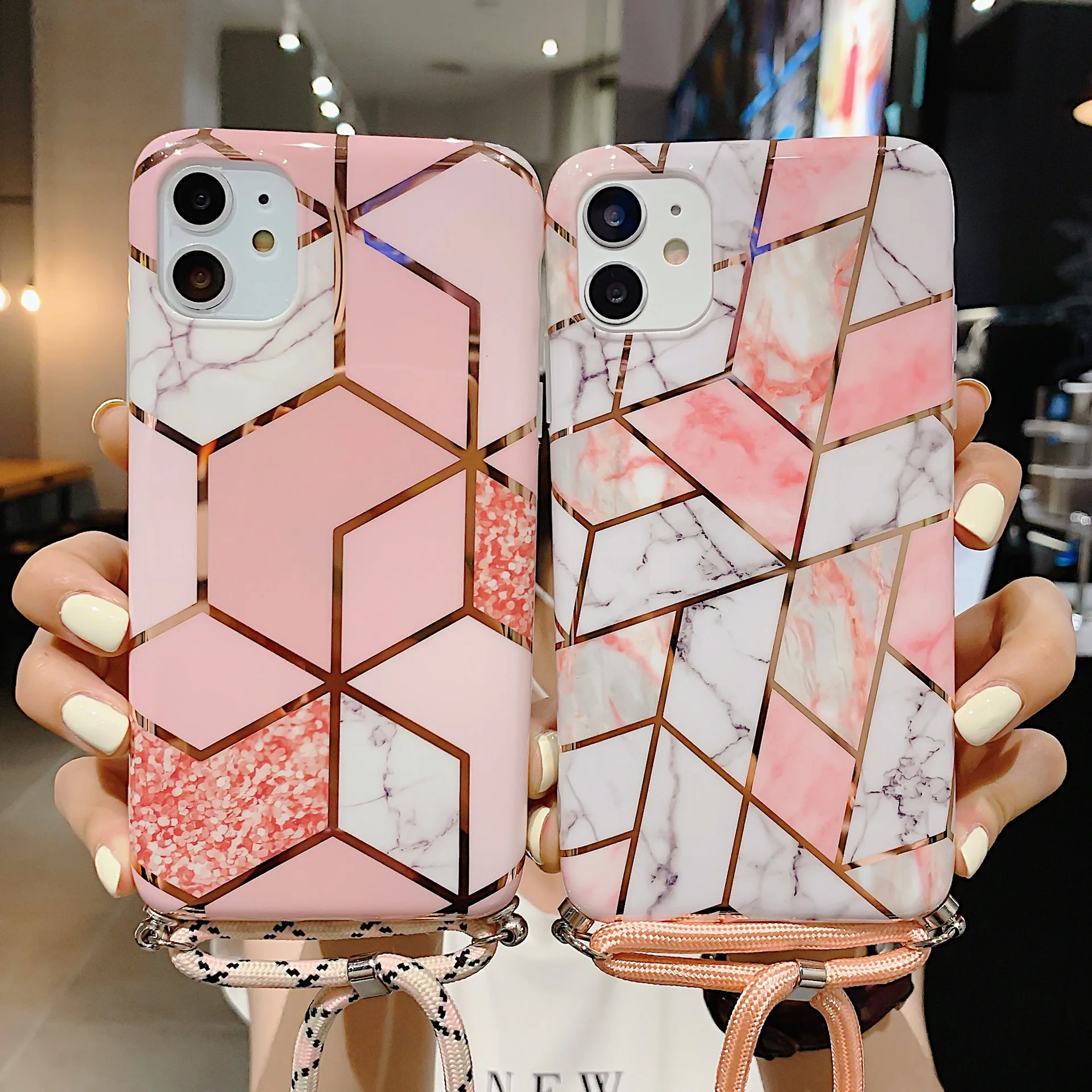 

Силиконовый защитный чехол с геометрическим рисунком для Iphone