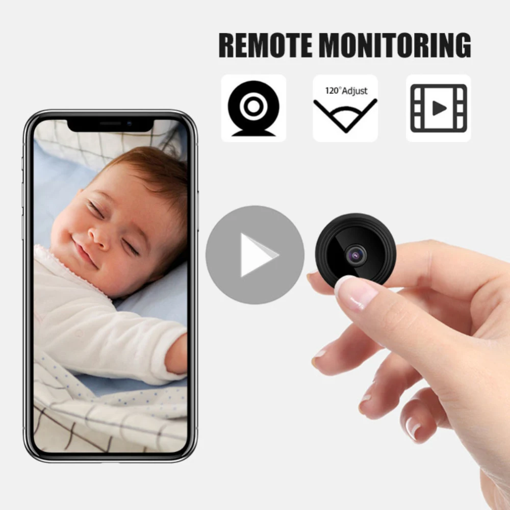 

Micro Voice Recorder A9 Mini Camera 1080p Hd Ip Security Baby Monitor Mini Camcorder Surveillance Wifi Camera Motion Detection