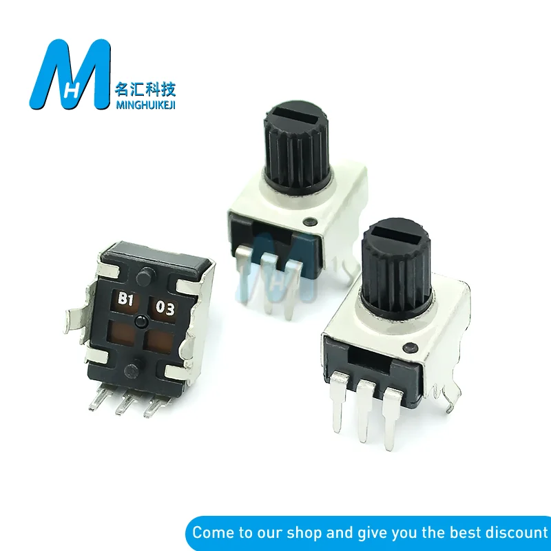 

10 шт. RV09 Вертикальный 1K 2K 5K 10K 20K 50K 100K Ом 3P 3Pin 0932 Регулируемая уплотнительная Ручка потенциометра 12,5 мм B1K B10K B5K B50K