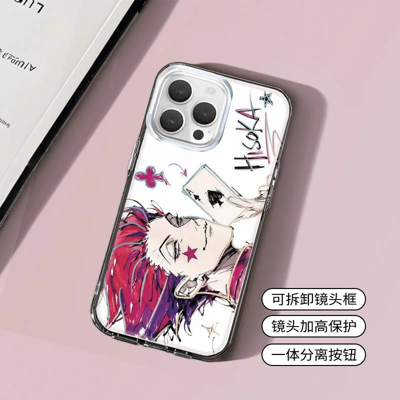 Фото Чехол для телефона HUNTER×HUNTER Hyskoa Morroh для iPhone 11 12 13 14 15 16 17 Pro Max Plus, стильный чехол с дизайном «Магический покер» №5
