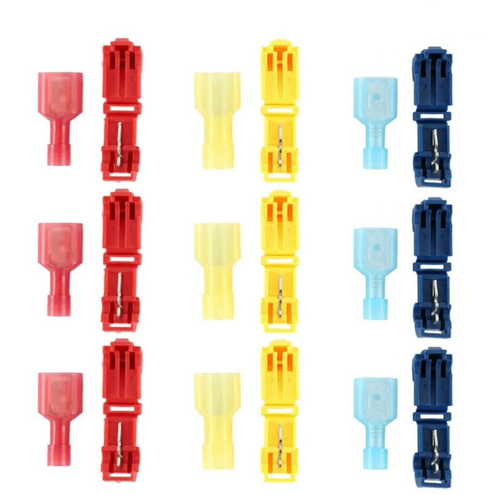 

Durable Practical Quick Splice Wire Connector kit Home Lock Motorcycle Wire Joint + Female Spade Connector AWG