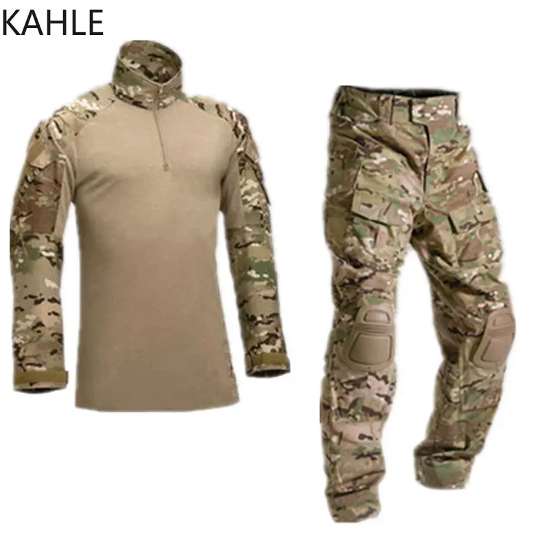 

тактическая боевая рубаха g3 Uniform Paintball Military Hunting Suit Combat Shirt Tactical Camo Shirts Cargo Pants Army Cloth