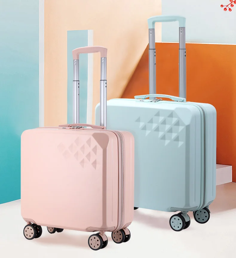 

18-inch suitcase female suitcase, small suitcase, mini small trolley case, password box