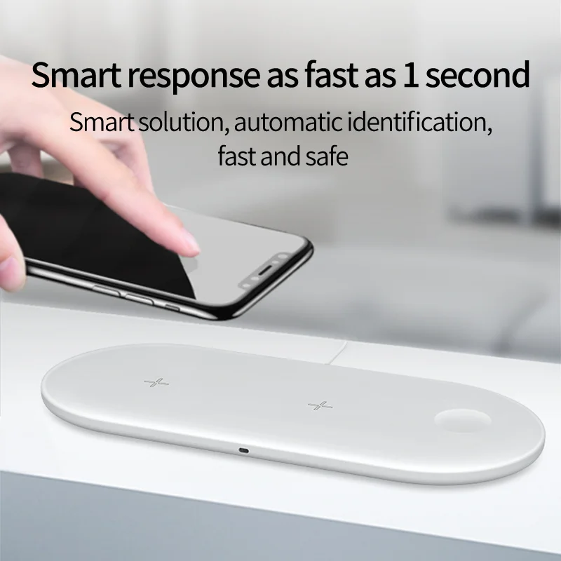 

15W Fast Qi Wireless Charger Pad for iPhone 13 12 11 X Pro Max Samsung Galaxy S21 S20 Xiaomi Induction Wireless Charging Station