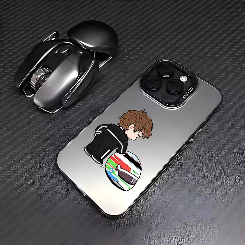 Фото Чехол K-Kimi A-Antonelli Colorful Silver Back для iPhone 17 16 15 14 13 12 11 Plus Pro Max Plus №4
