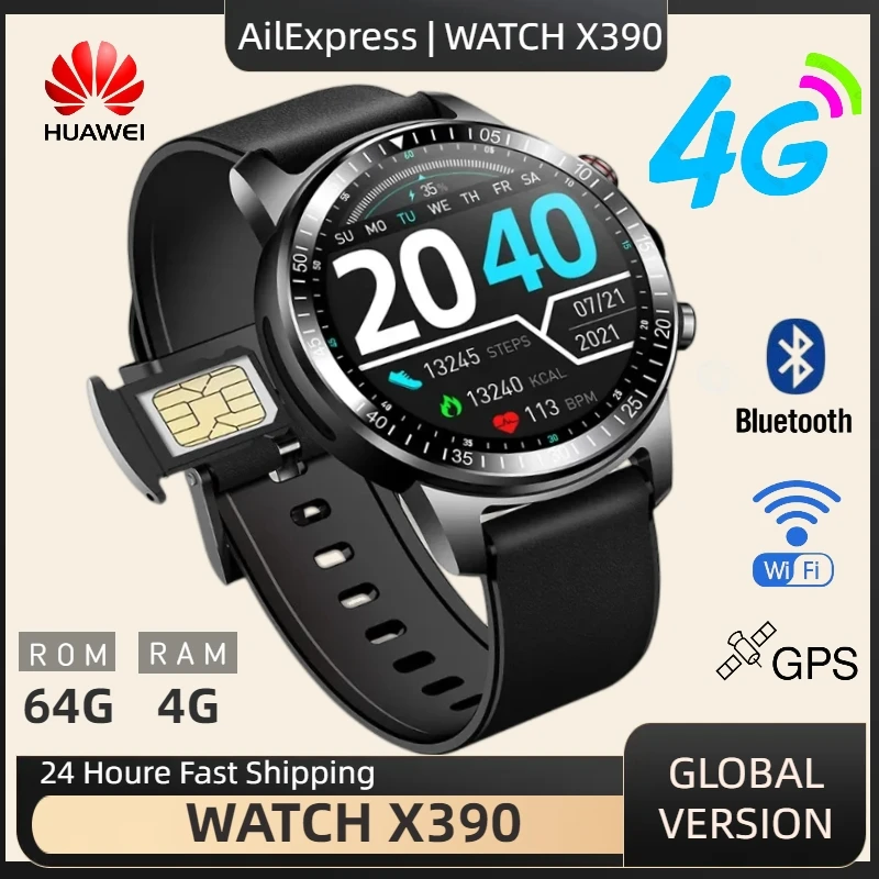 

Смарт-часы Huawei X390, 4G, Wi-Fi, GPS, Android