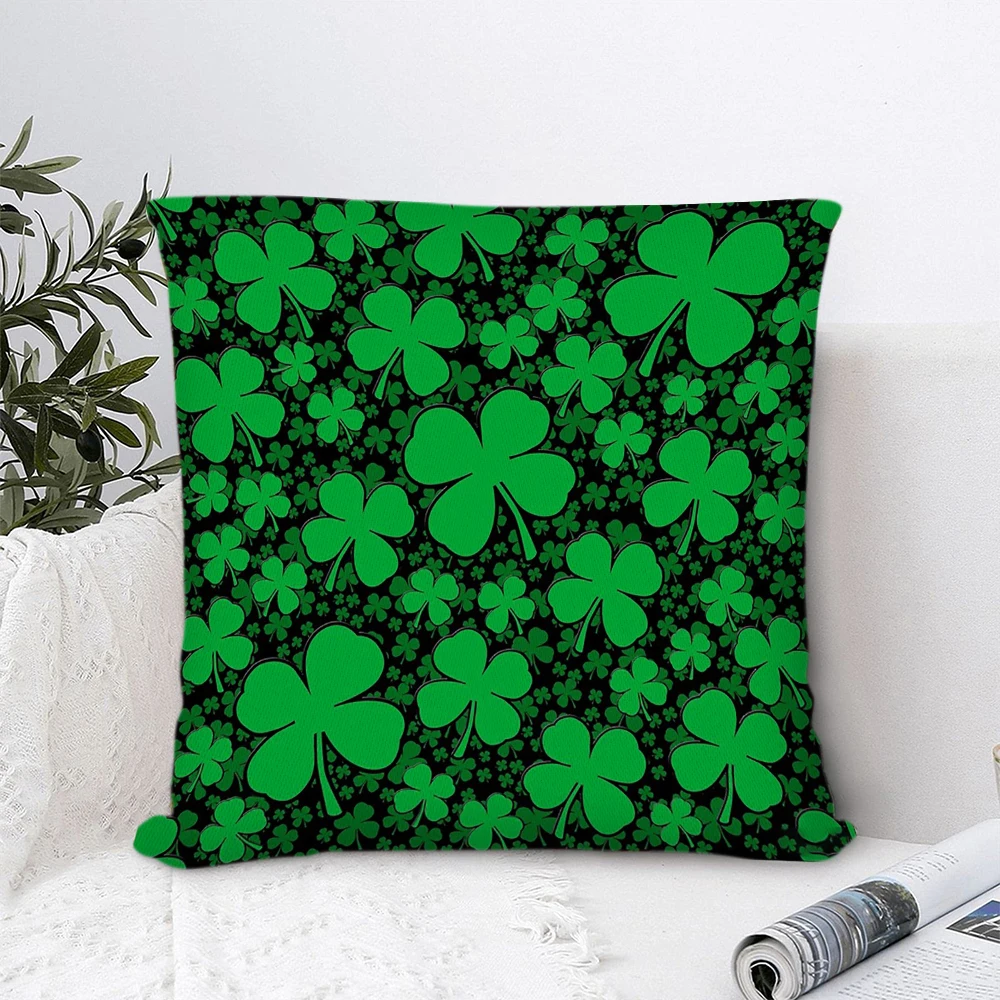 

A Shamrock Field Pillow Cover Decorative Pillows for Sofa Bedroom Pillow Cases Home Decor Cushion Covers 45*45cm