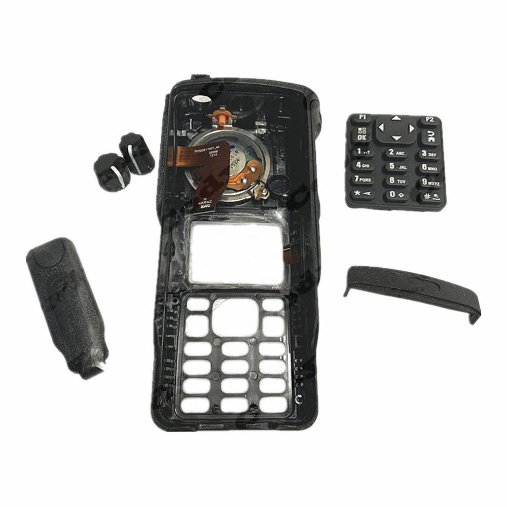 Refurbish Kit Front Housing Case Cover+ Knob+ Dust Cover Keyboard For Motorola XIR P8668i P8660i GP338D+ XPR7550e Radio