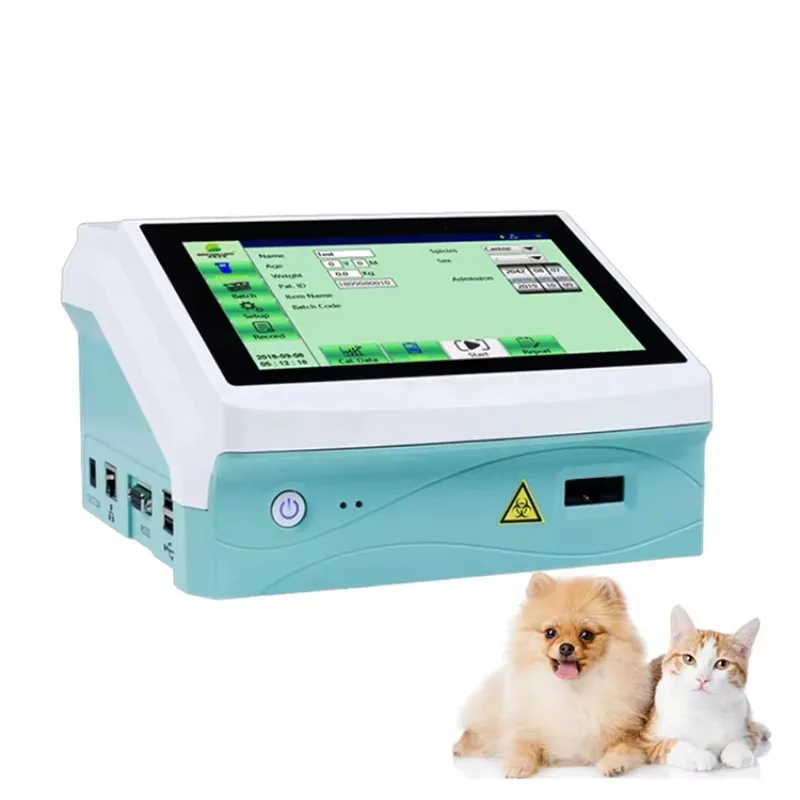 Фото Высококачественный анализатор иммуноассией собаки Cpv Cdv Civ Fpv Anıy Test для Canine Feline с функцией теста Canine №2