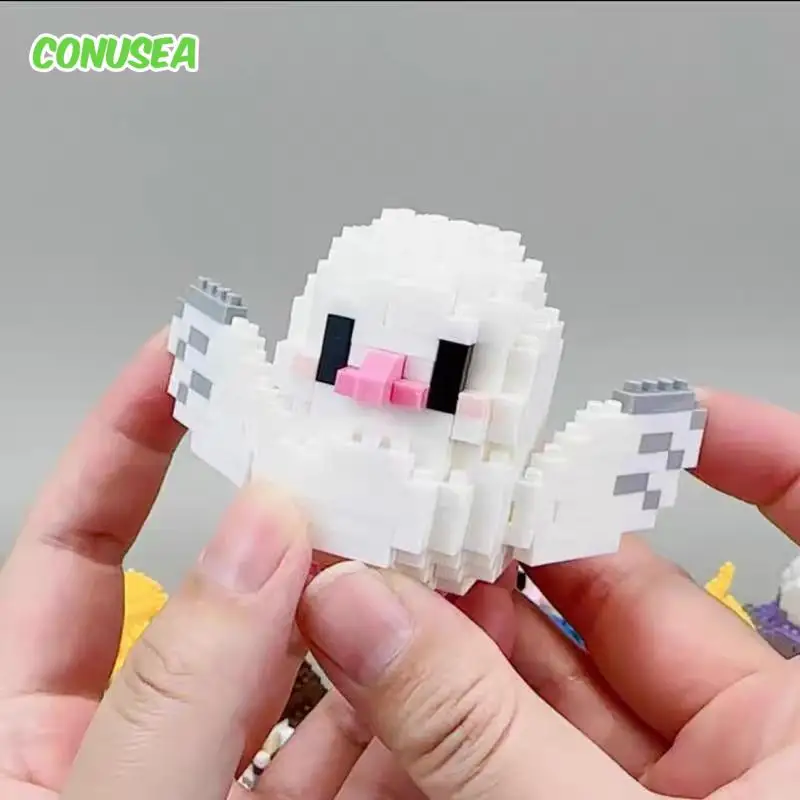 12 шт./набор Детский конструктор Птица