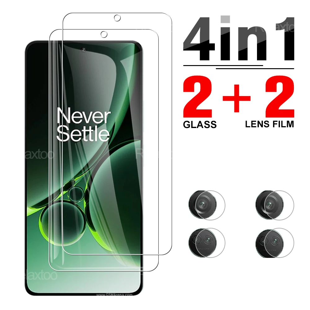 

4in1 Tempered Screen Glass For OnePlus Nord 3 5G Nord CE 3 Lite nord2 screen protector and Camera Lens Films