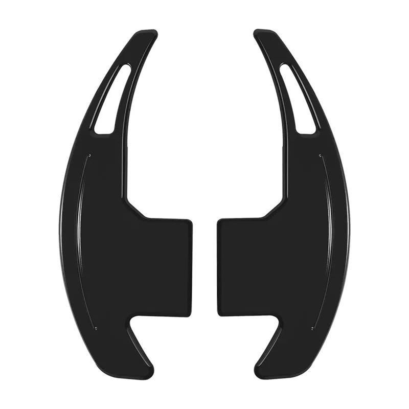 

Steering Wheel Shift Paddle Extended Shifter Trim Cover for Ford Mustang 2015-2021 Accessories Aluminum Alloy (Black)