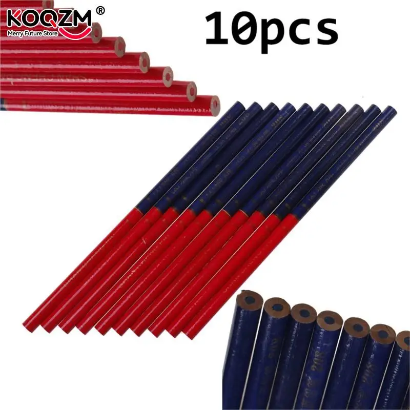 S Blue And Red Lead Carpenter Special-purpose Pencils Drawing Pencil Set Office Stationery