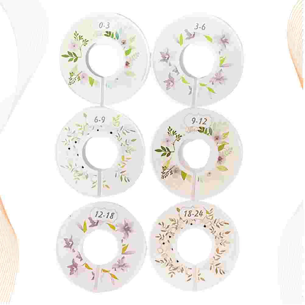 

Dividers Closet Baby Size Clothesdivider Clothing Round Nursery Cloth Hanger Rack Organizer Boy Floralage Dispaly Circle Newborn