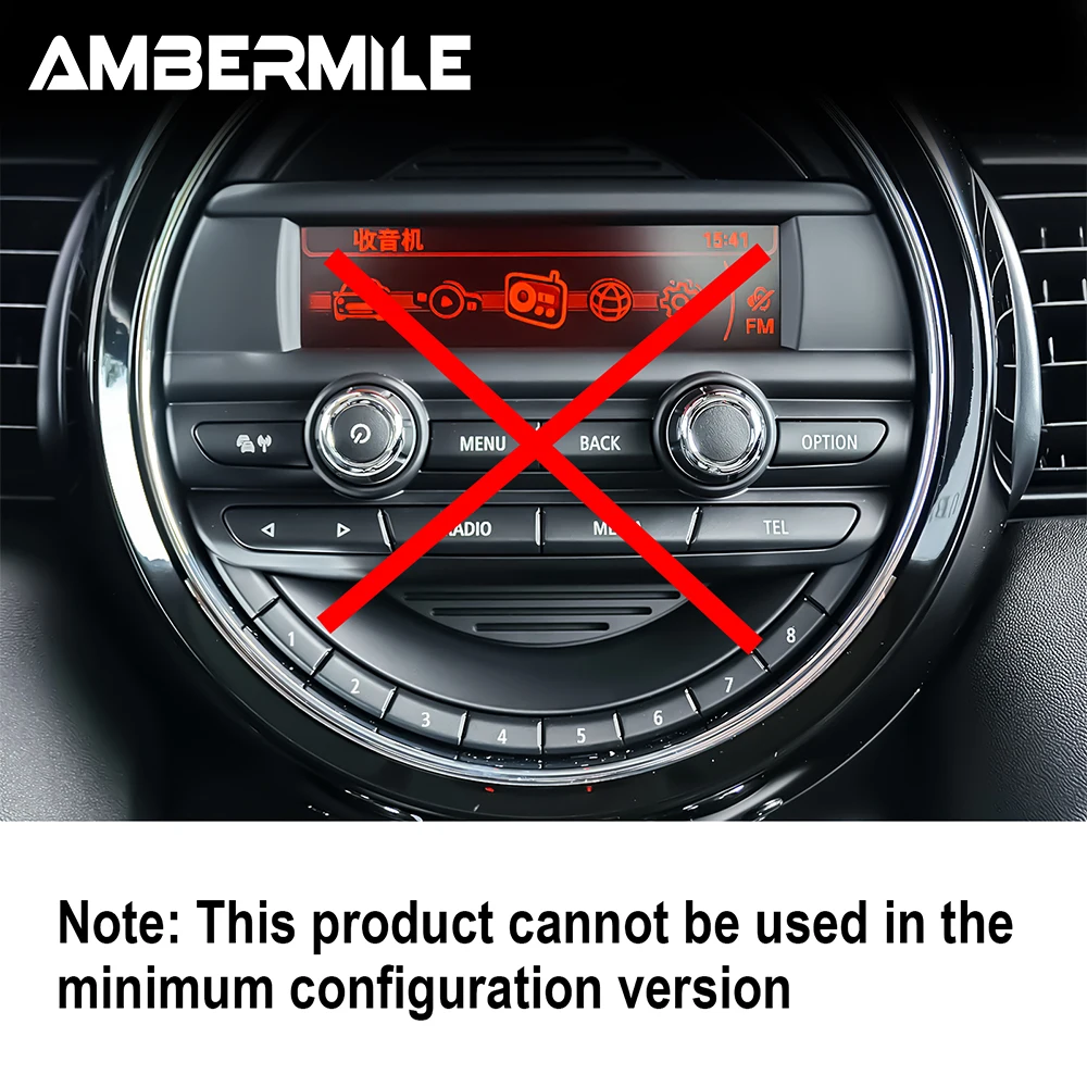 AMBERMILE для MINI Cooper F54 F55 F56 F57 F60 Автомобильный держатель телефона крепление приборной