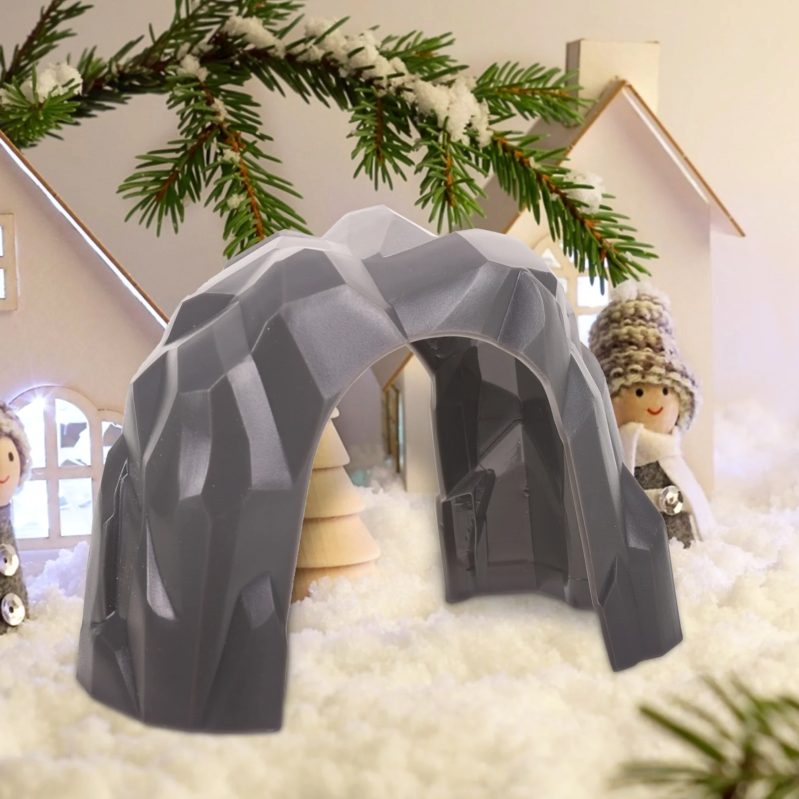 2 шт. поезд туннель пещера детская модель игрушки декоративные ролевые железные