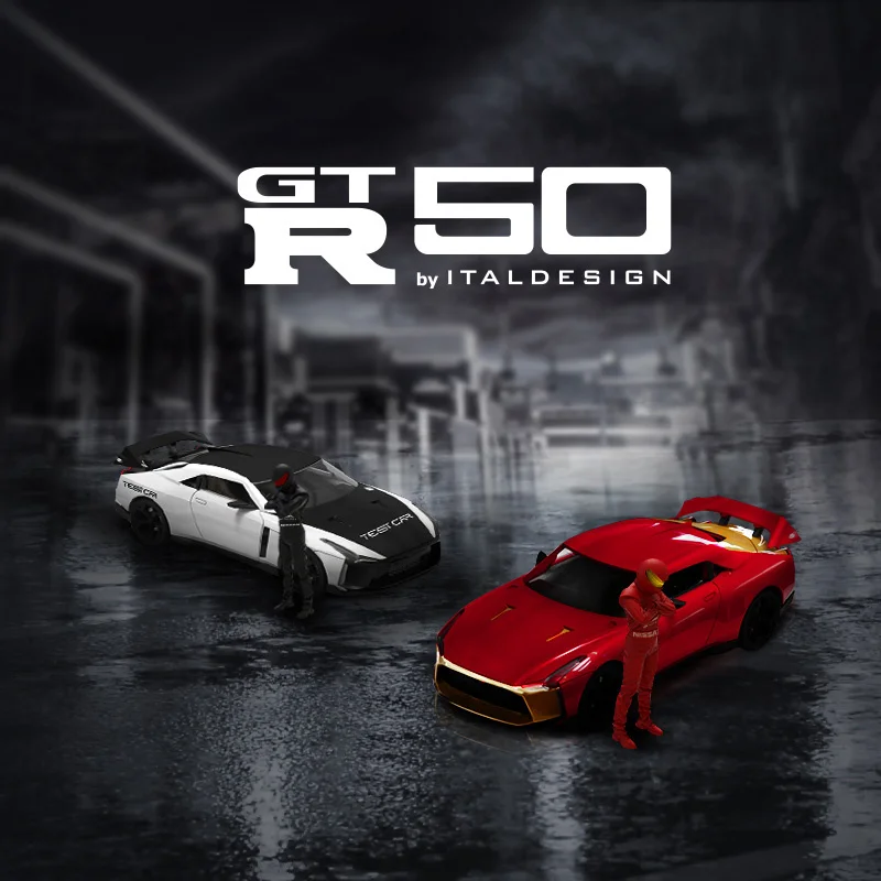 

TIME TM Figure 1:64 Nissan GT-R50 Test car By ITALDESIGN Alloy Car Model