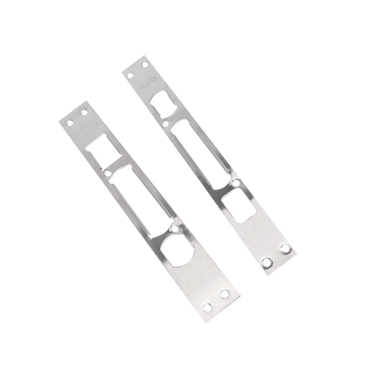 

2Pcs Door Latch Practical Brushed Finish Sturdy Firm Heavy Duty Stainless Steel Flip Door Latch for Safety Door Lock