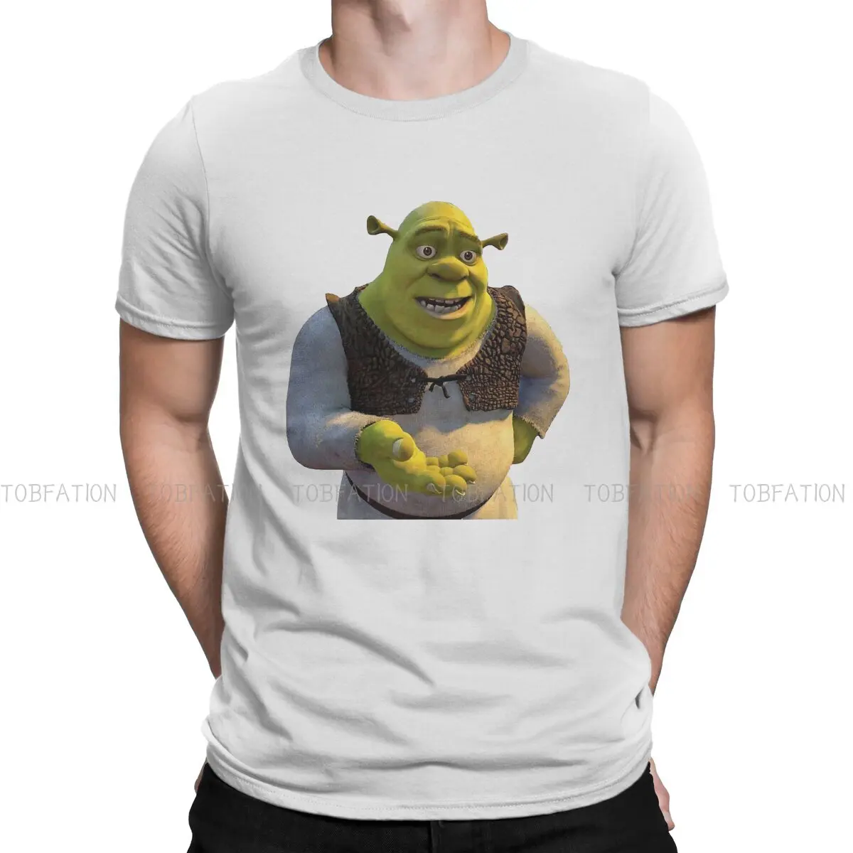 Komödie Shrek Was Sie Sagen T-shirt Harajuku Mode herren Kleidung Tops Lose Baumwolle Crewneck T Hemd