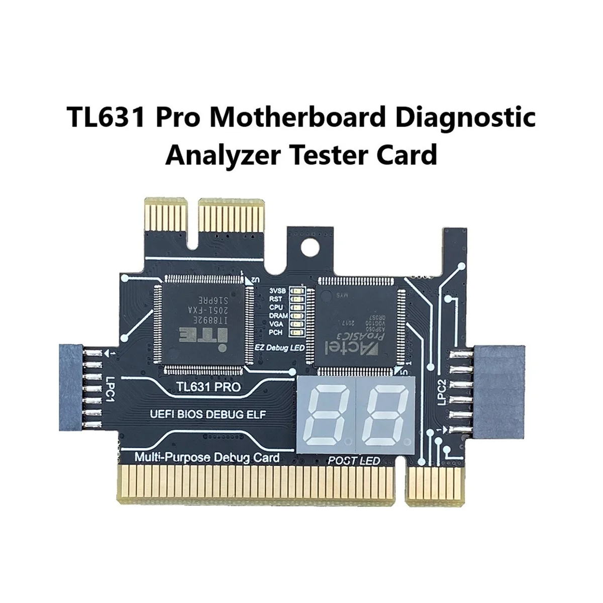 Диагностическая карта TL631 Pro LPC-DEBUG + плата расширения PCI PCI-E Mini многофункциональная